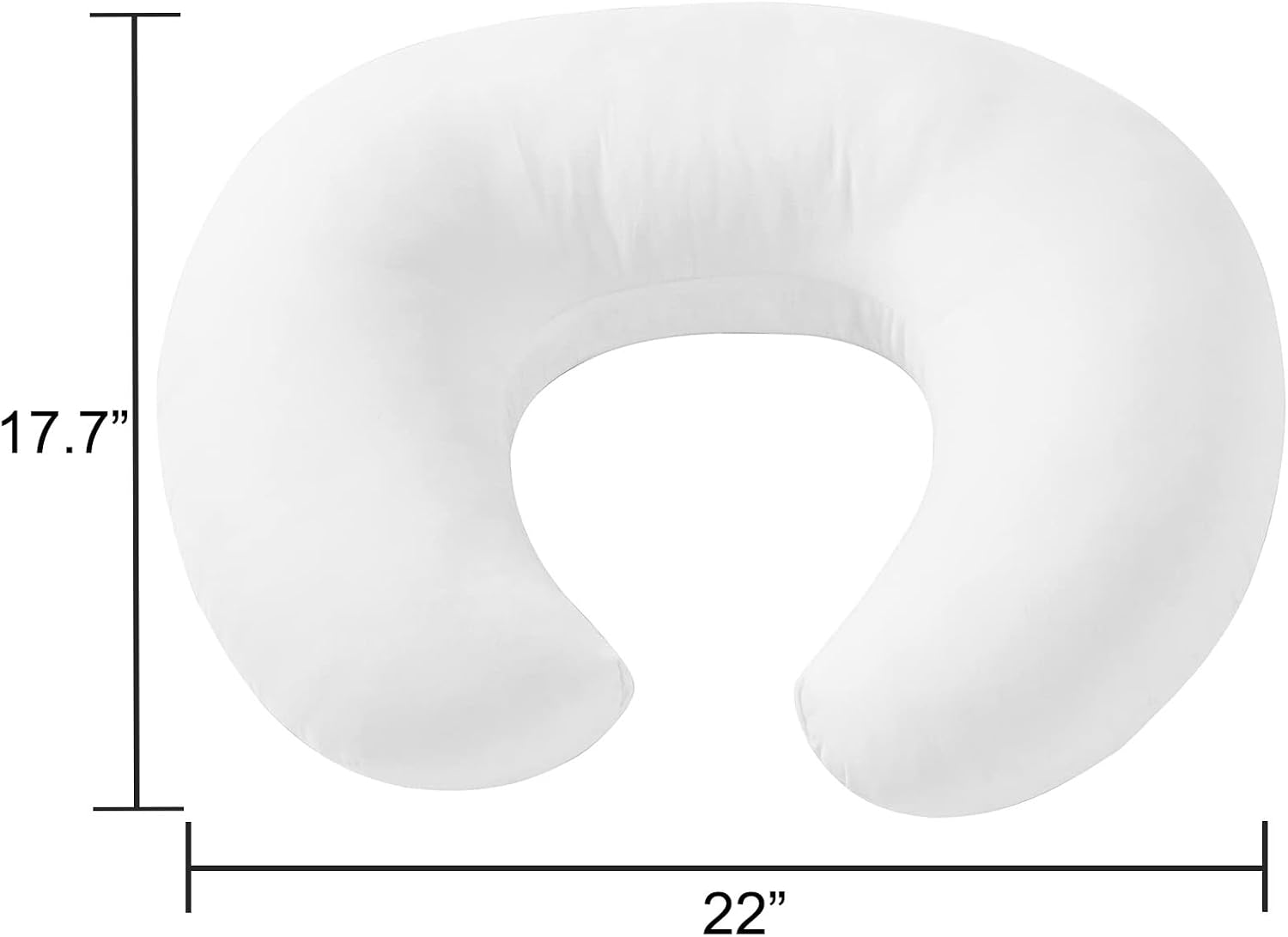 Detalle de QUENESS BABY Nursing Pillow with Removable Cover and 7D PP Fiber Fill