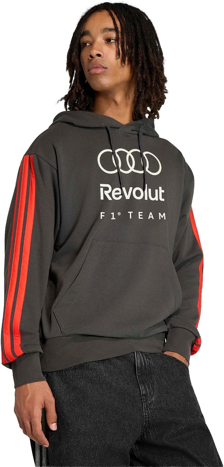 Detalle de adidas Men Felpa con Cappuccio in French Terry Dna Team Audi REVOLUT F1
