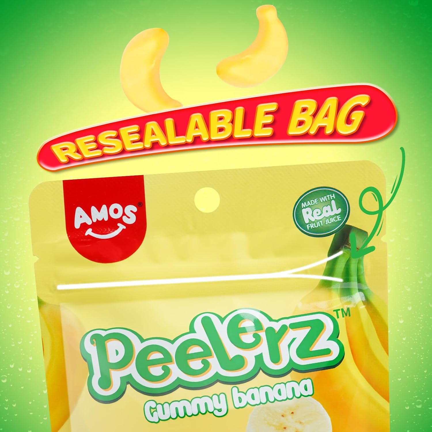 Detalle 2 de Amos Peelerz Plátano pelable 240g