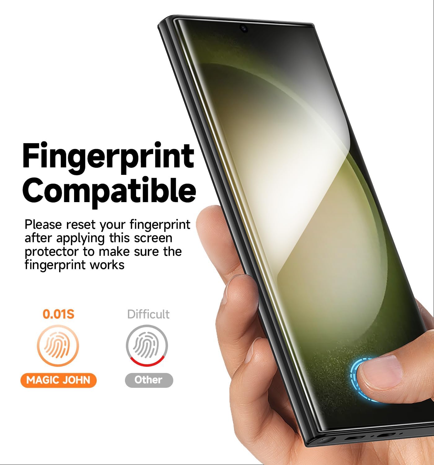 Thumbnail 4 de MAGIC JOHN S23 Ultra 6.8in Screen Protector