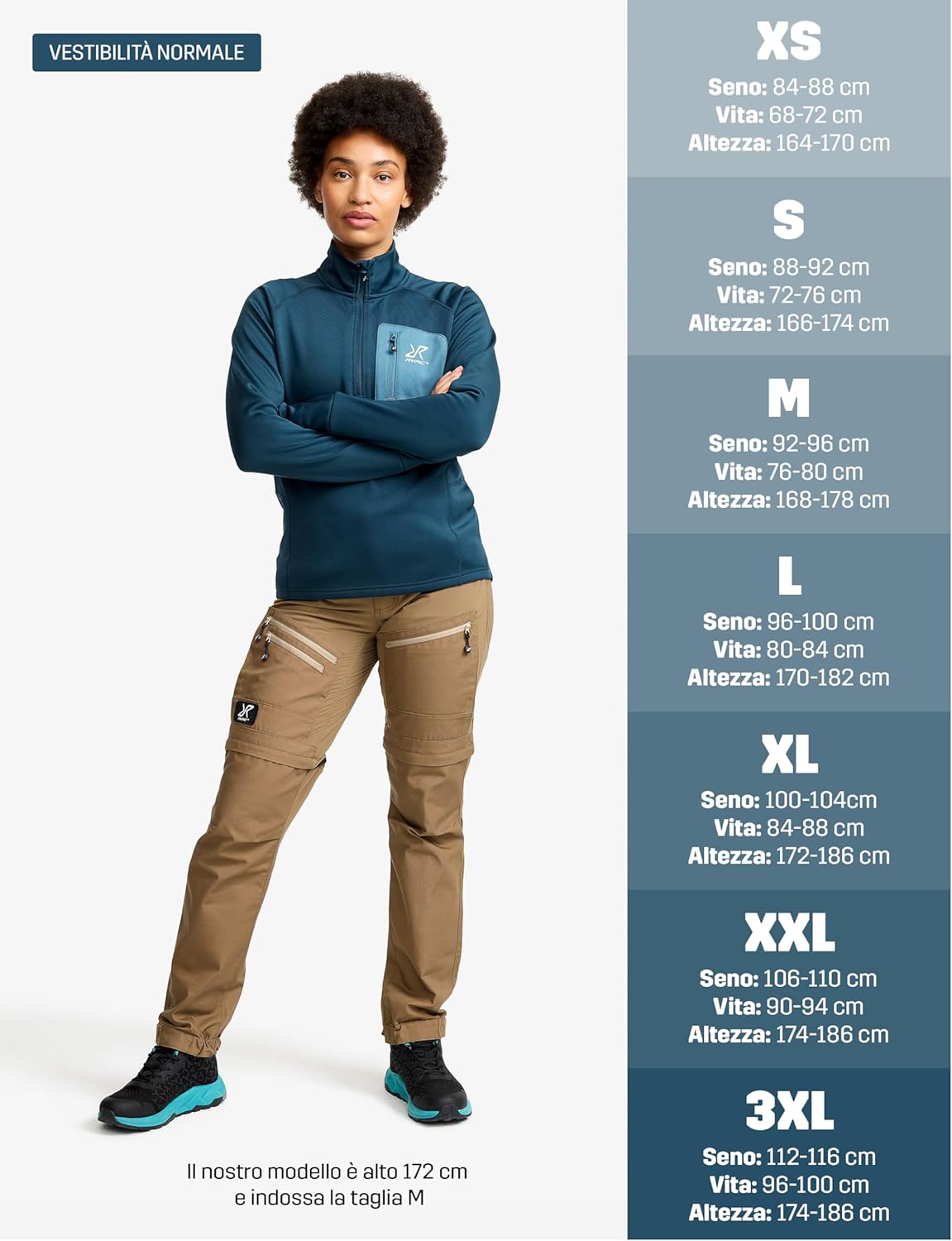 Thumbnail 2 de RevolutionRace Evolution Half-Zip Stretch Fleece da donna: pile elastico con mezza zip