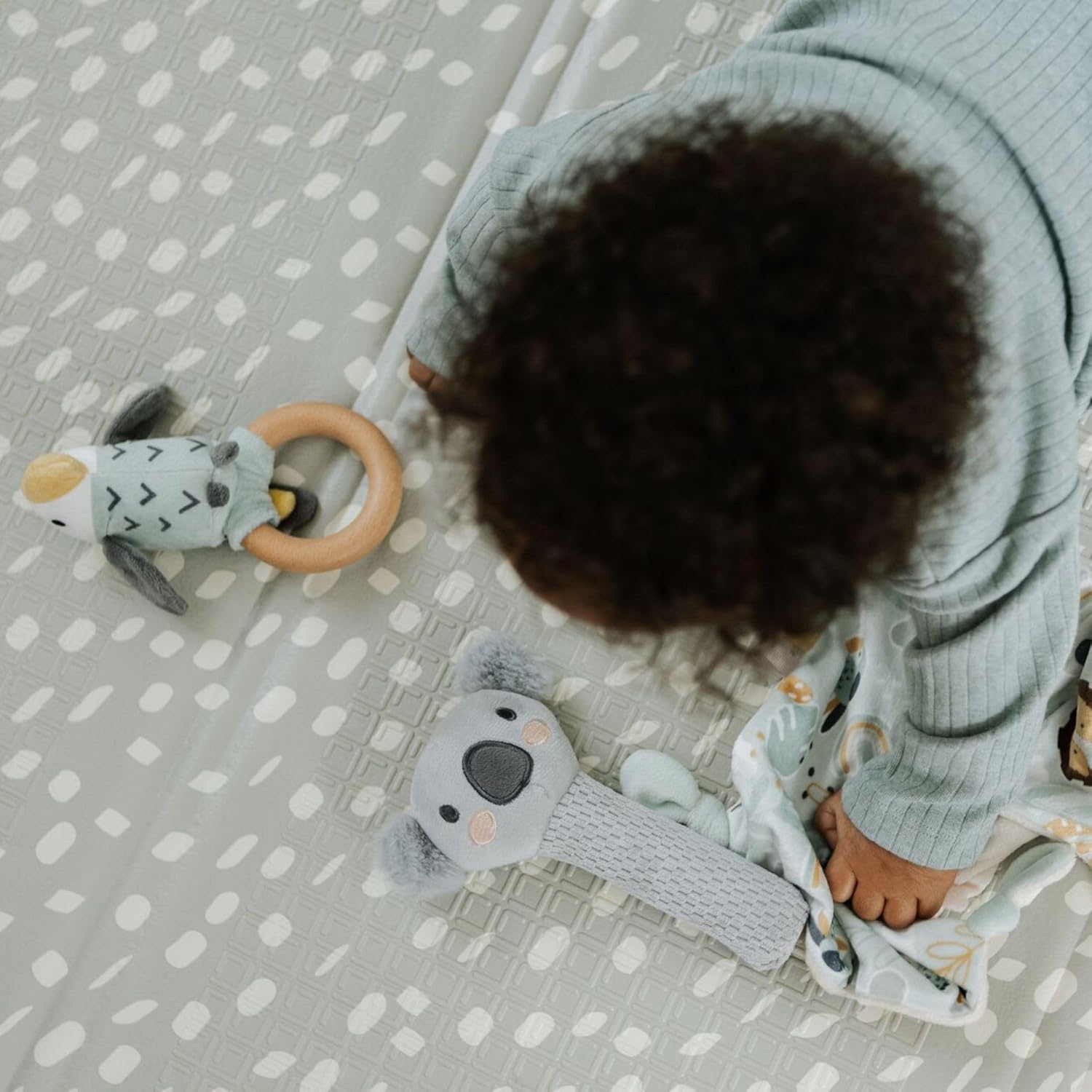 Detalle de Nuby Ensemble cadeau Animal Adventures – Ensemble de 3 pièces dès la naissance