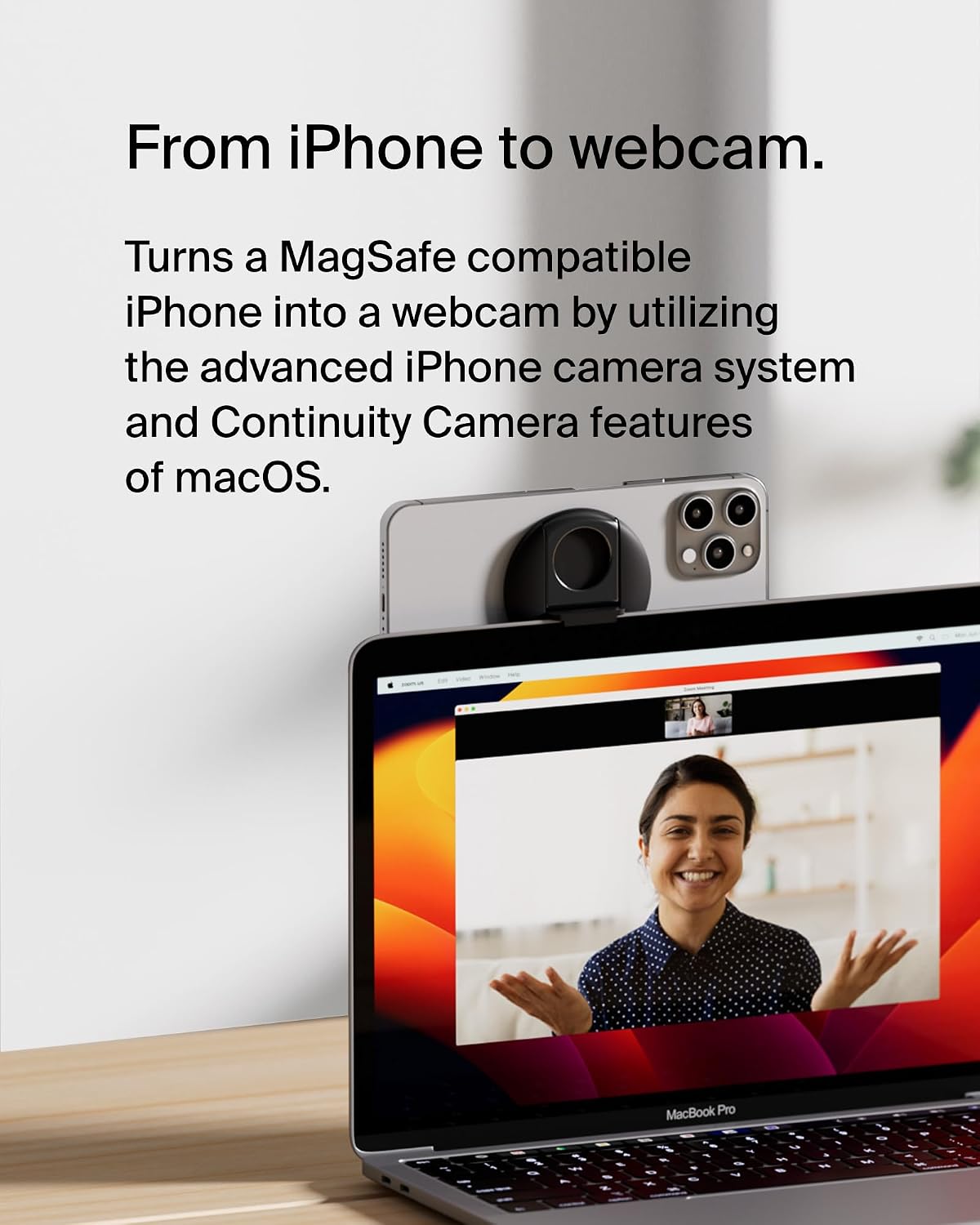 Detalle de Belkin MagSafe iPhone camera mount