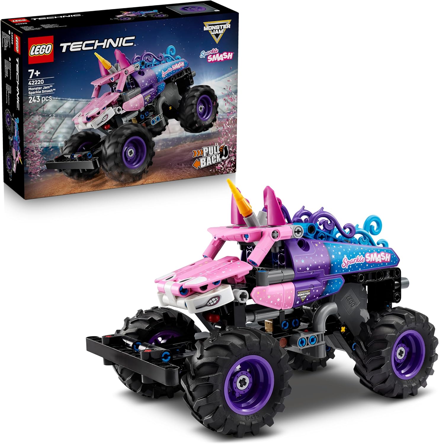 Detalle de LEGO Technic Monster Jam Grave Digger 42219