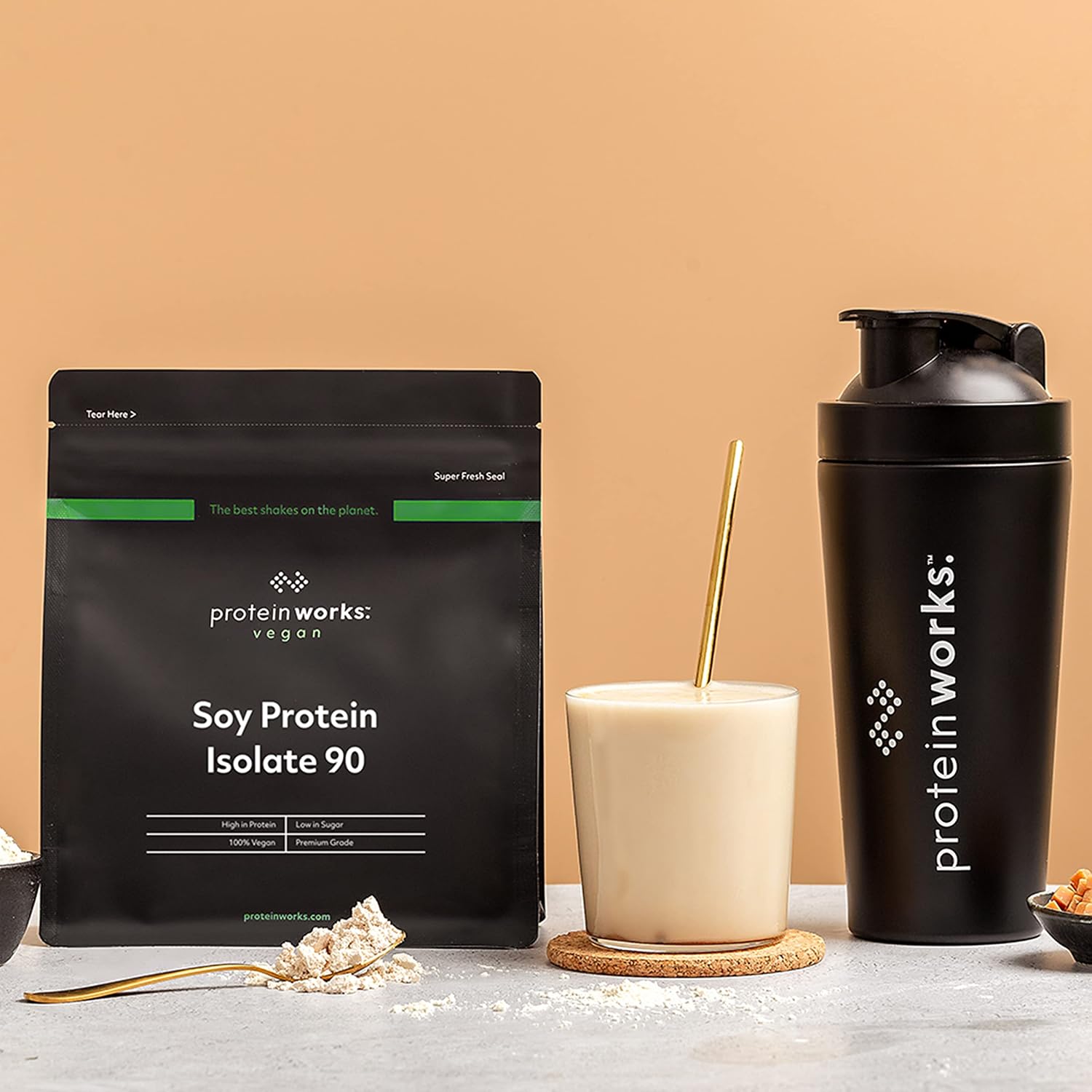 Detalle de THE PROTEIN WORKS ProtĂ©ine de soja 2kg đ„€