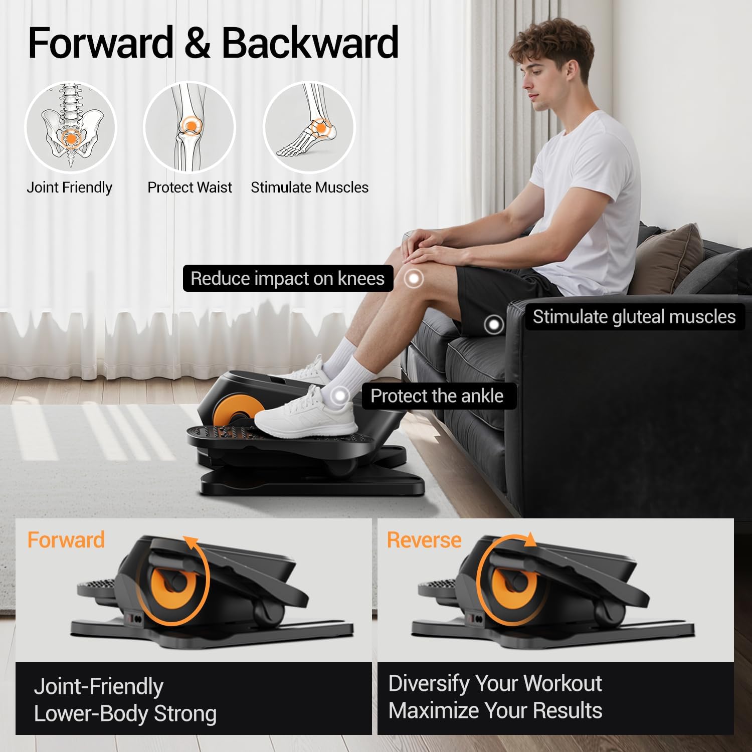 Thumbnail 3 de Under Desk Elliptical Machine ⚙