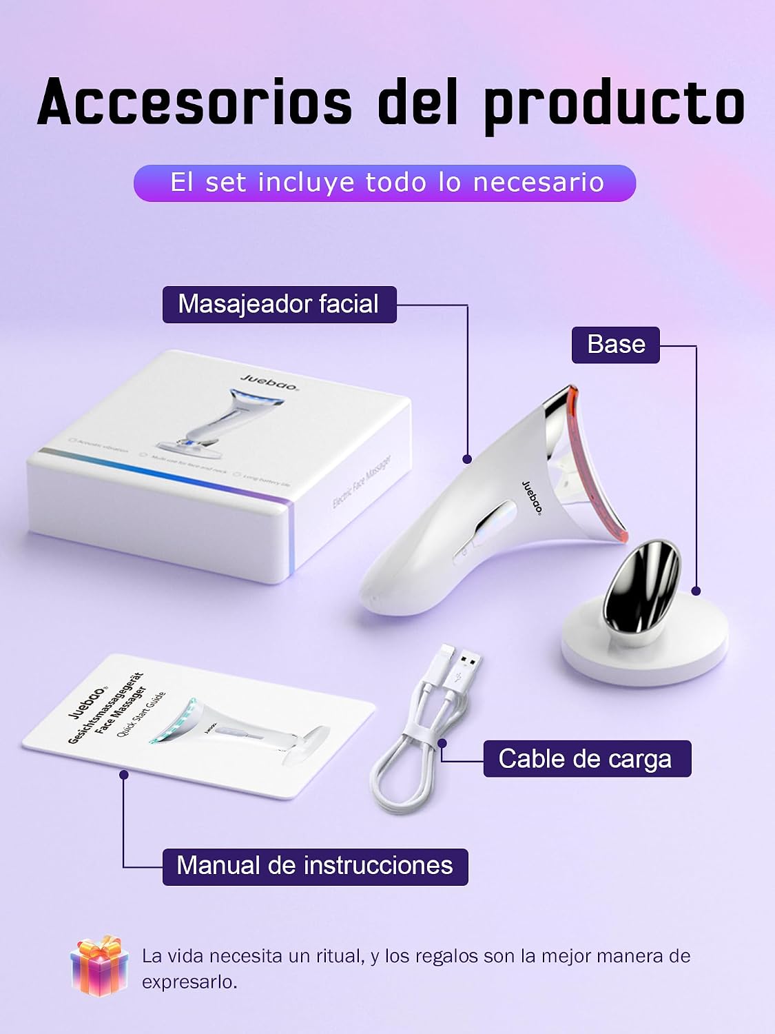 Thumbnail 6 de Masajeador Facial Eléctrico Antiarrugas 45°C