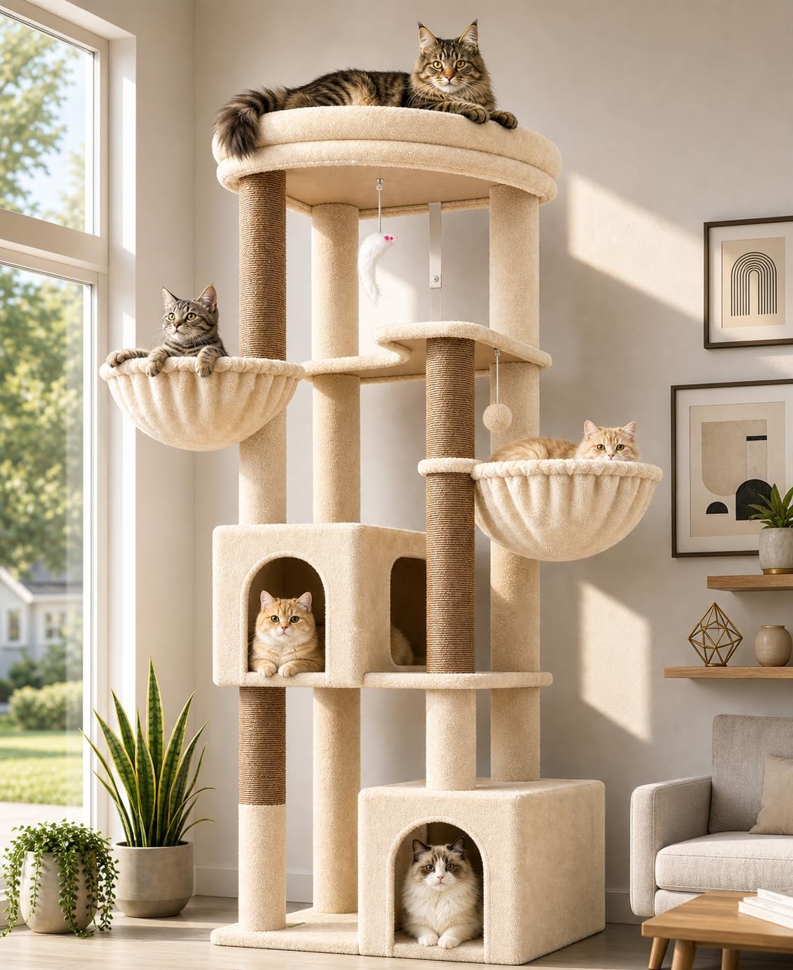 Detalle de Globlazer Cat Tree 64-inch