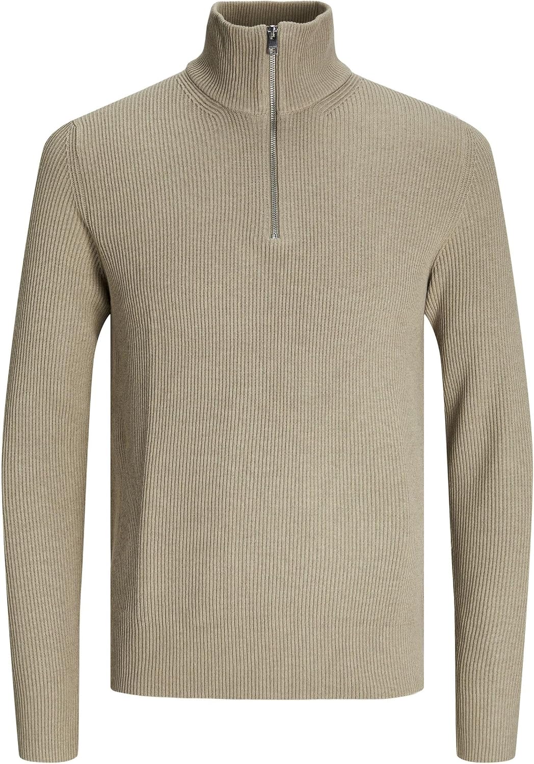 Detalle de JACK & JONES Men's Quarter Zip Knit Cardigan