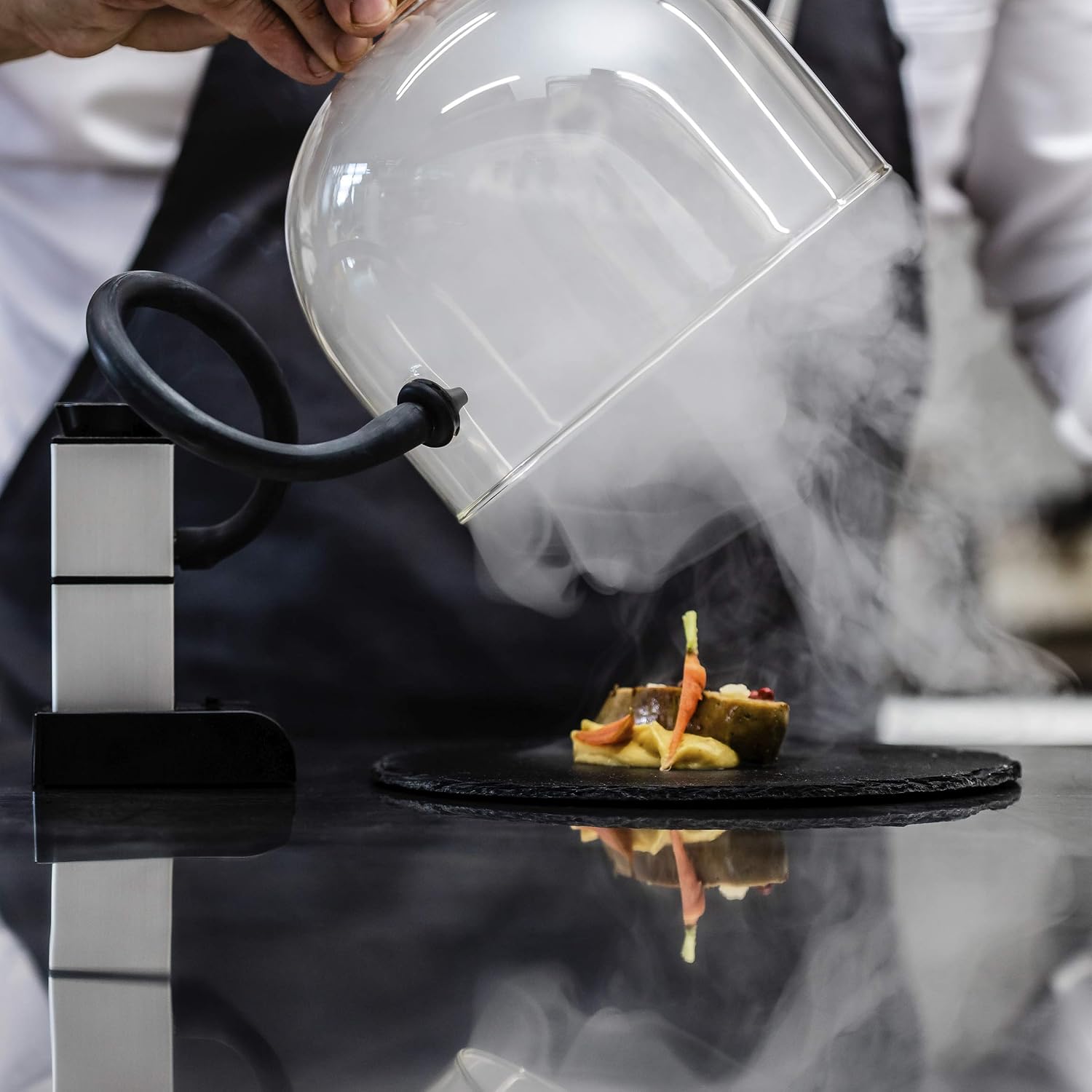 Detalle de Lacor 69221 Magic Food Smoker rookpistool van roestvrij staal