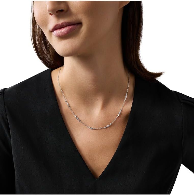 Thumbnail 2 de Emporio Armani Collana da donna in argento sterling con chiusura a moschettone