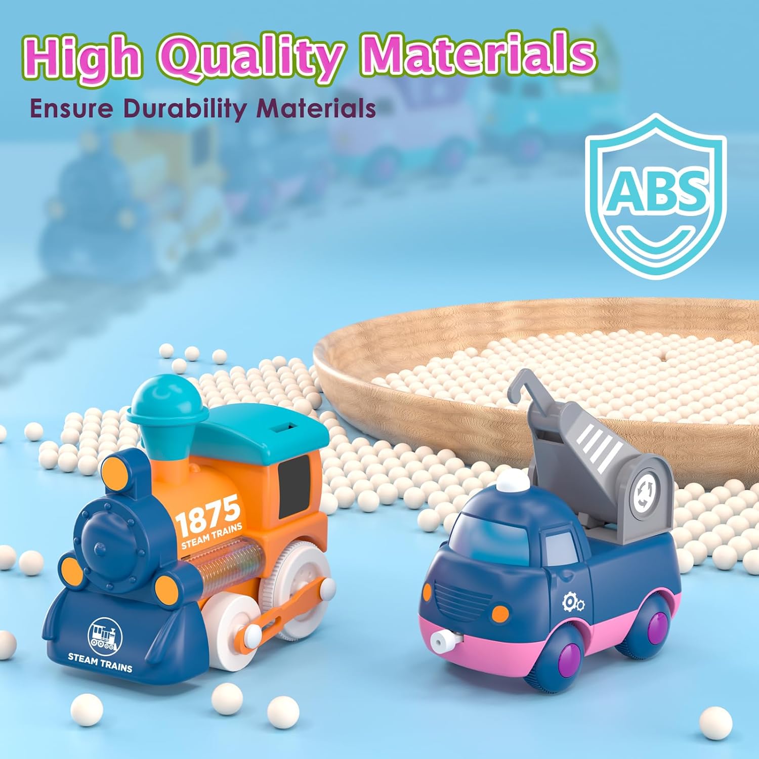 Thumbnail 5 de Toddler Train Set 10-Track 🚂