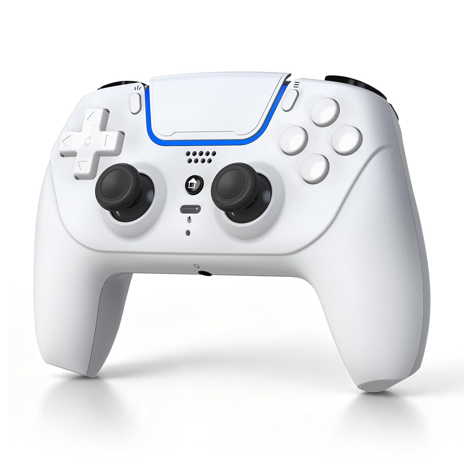 Detalle de MOOGOLE Controller Wireless Gamepad for PS5, PC, Mac & Mobile, White