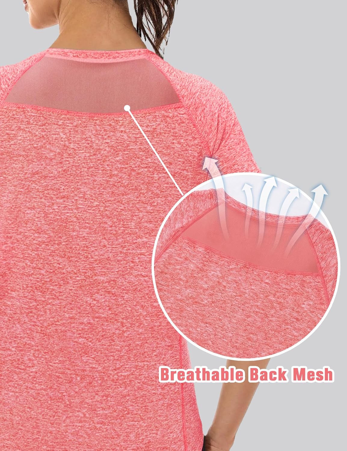 Thumbnail 5 de Wayleb Maglietta Sportiva Donna traspirante con inserto in mesh