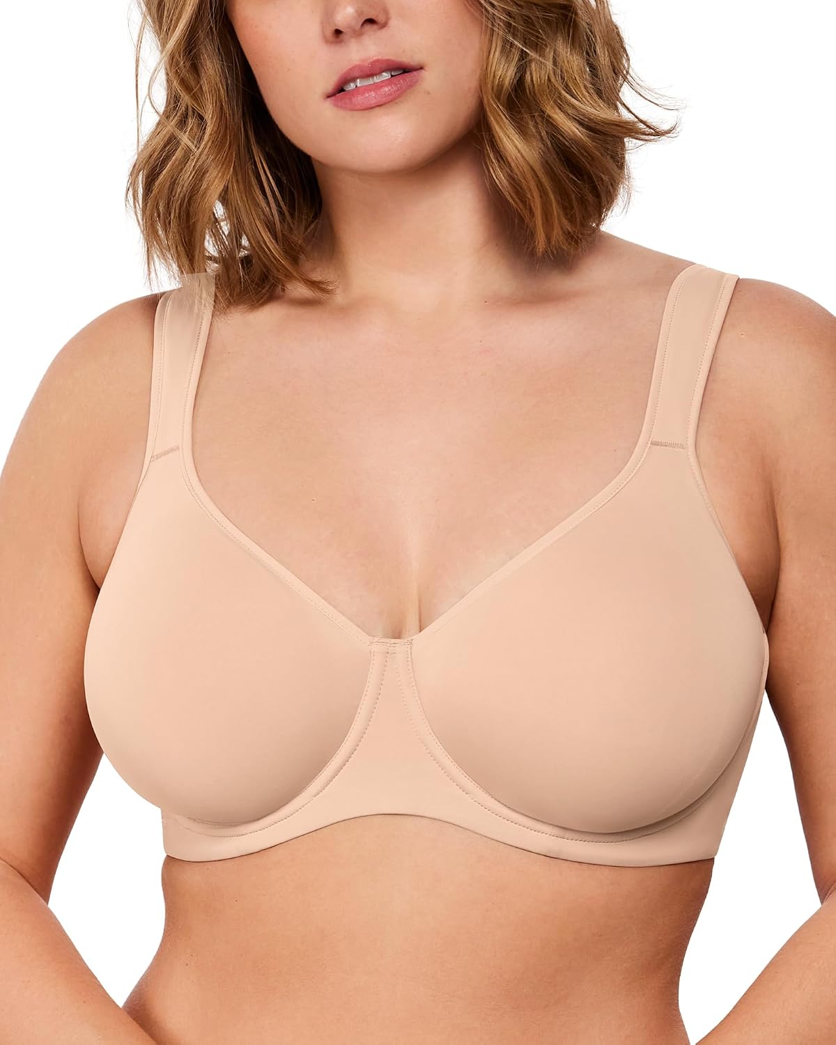 Detalle de HSIA Joan Minimizer Bra for Women, Full-Coverage Underwire T-Shirt Bra