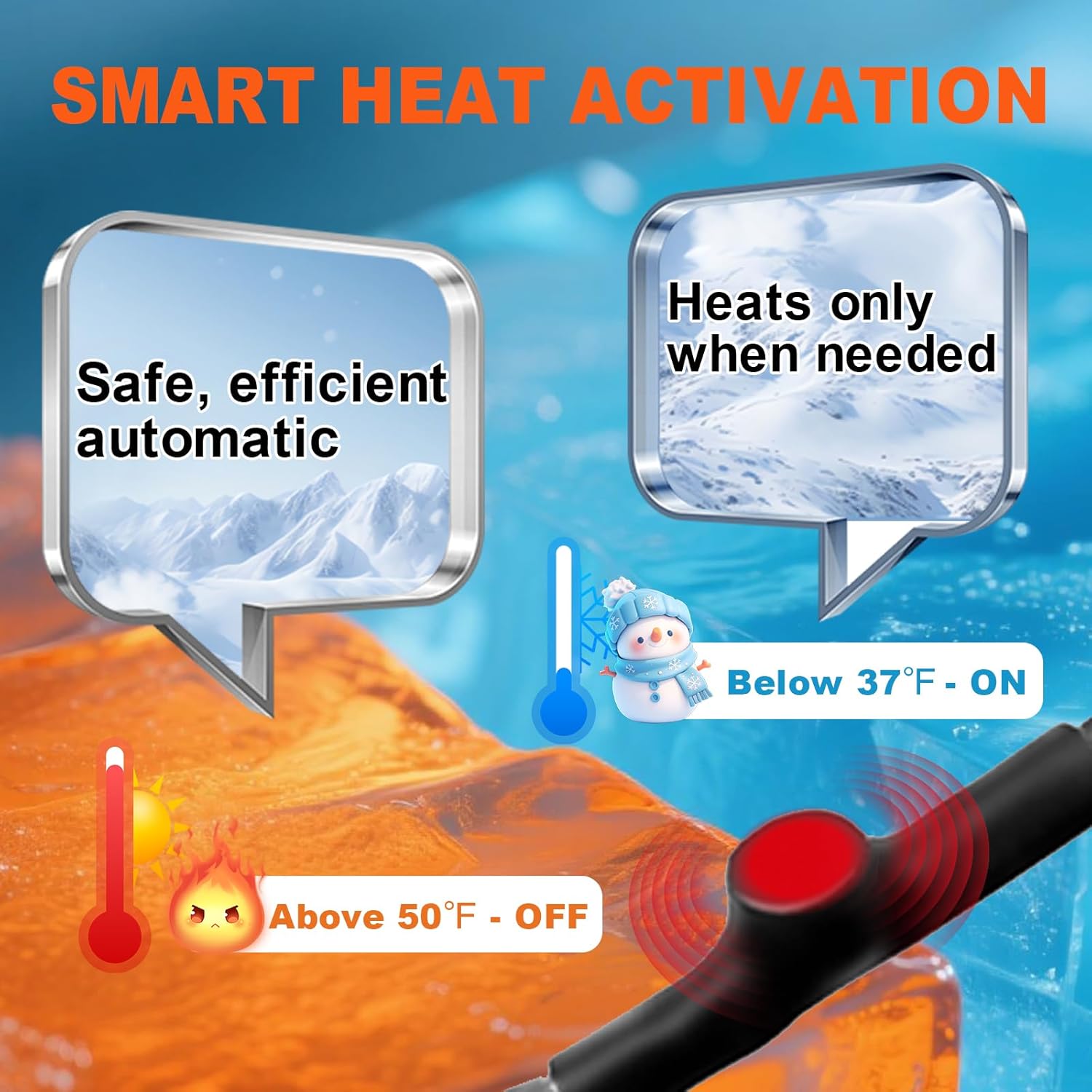 Detalle de TOPDURE Heat Tape 120V 🚰