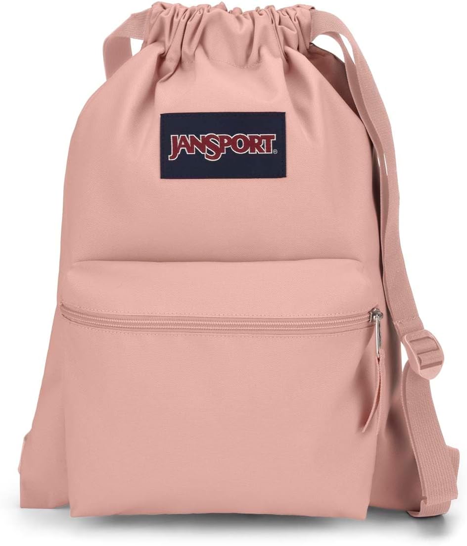 Detalle de JanSport Drawsack Zaino piccolo: uno zaino casual ma pratico, in poliestere riciclato