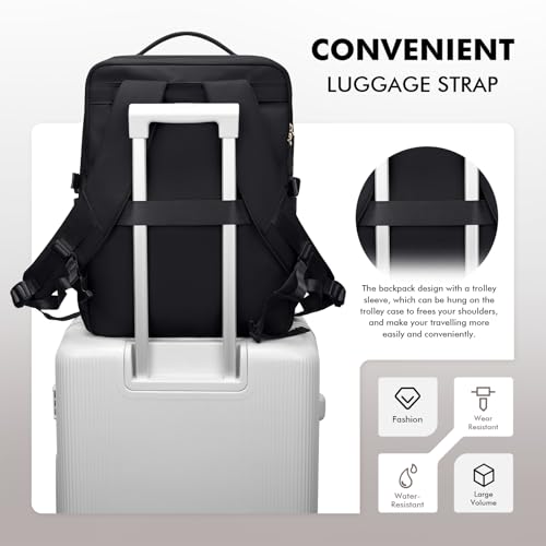Thumbnail 4 de GOLF SUPAGS Mochila expandible para portátil de 17,3" para mujer – elegante, resistente y práctica