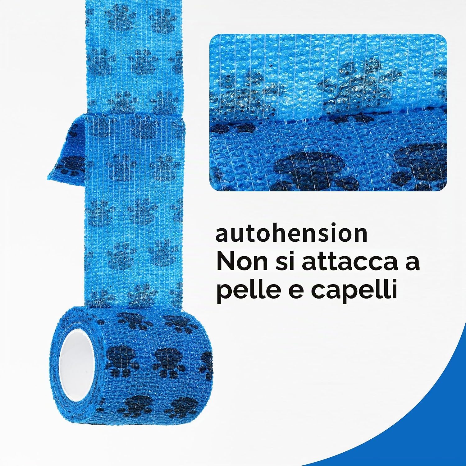 Detalle de Benda Elastica Autoadesiva per Bendaggi Animali – 12 Rotoli 5 cm x 4,5 m