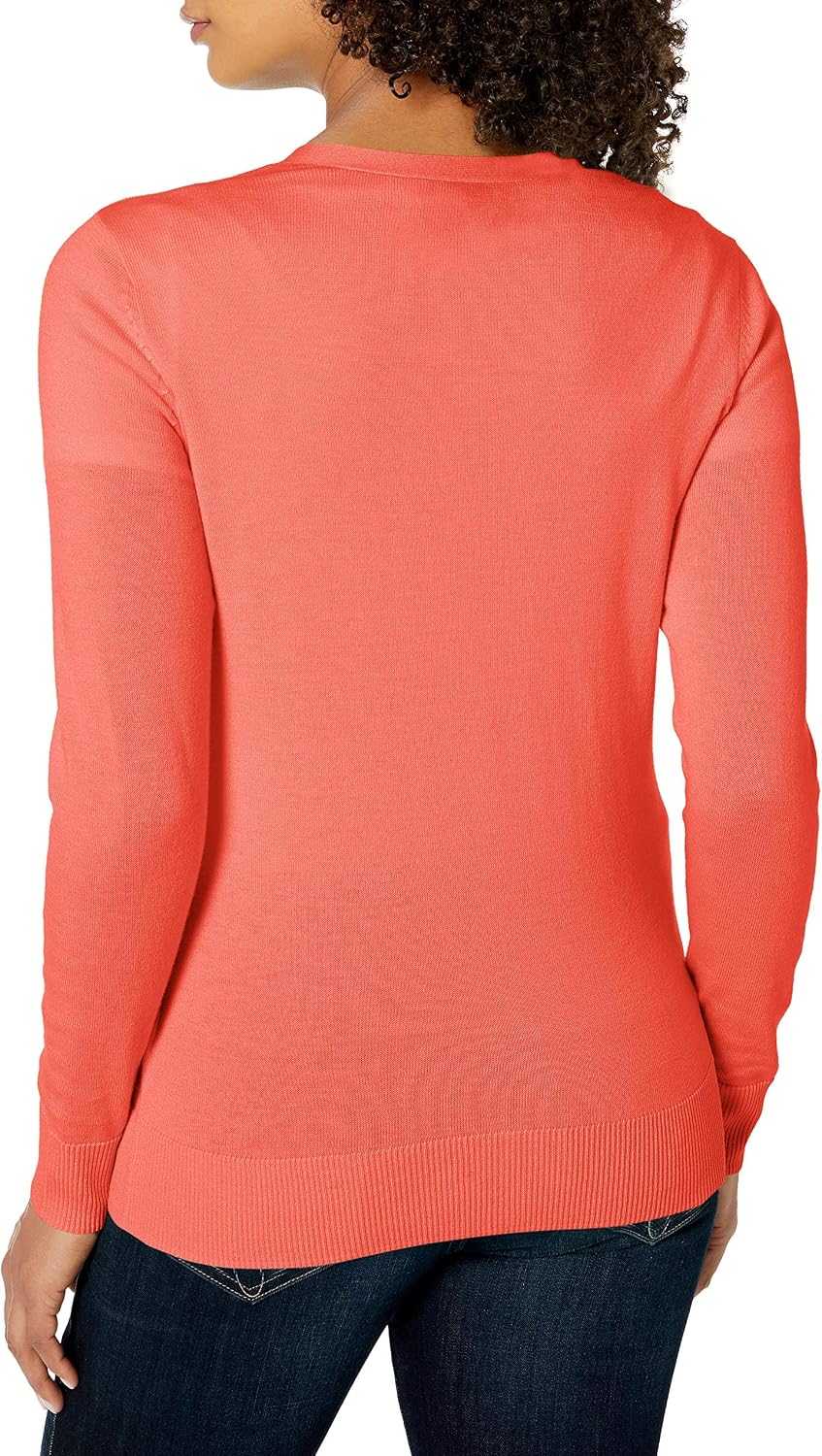 Detalle de Leichter Damen-Cardigan mit V-Ausschnitt von Amazon Essentials (in Übergröße erhältlich)