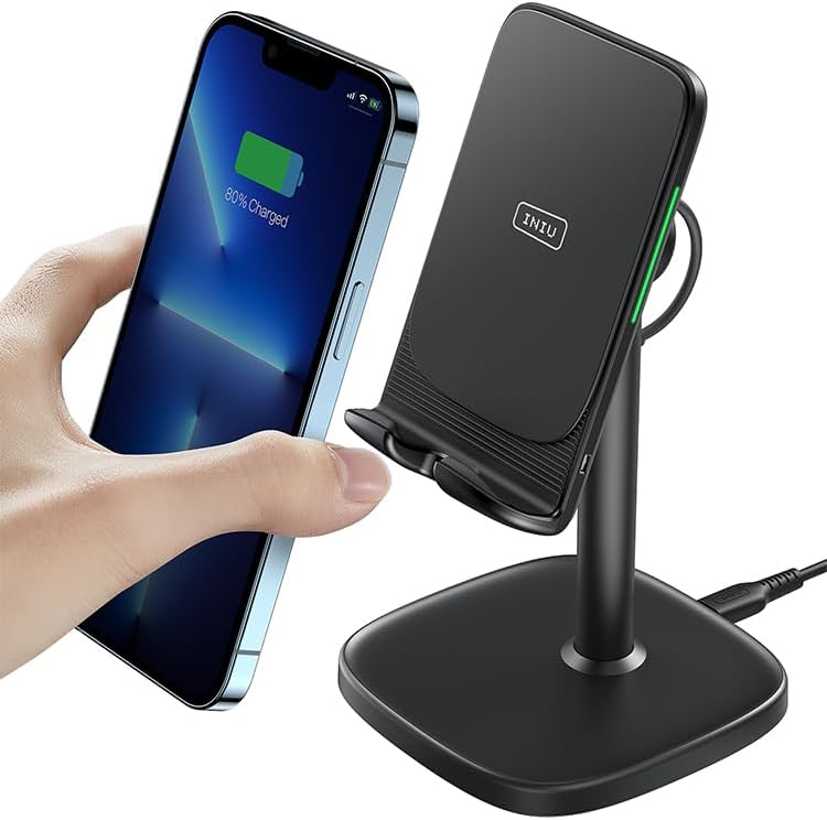 Detalle de INIU Cargador Inalámbrico Rápido 15W