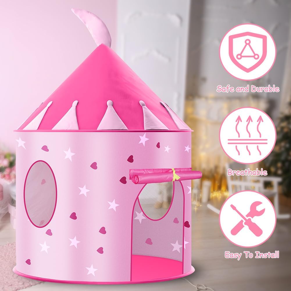 Thumbnail 1 de HOTUT Kinder Spielzelt Prinzessin, 101 cm