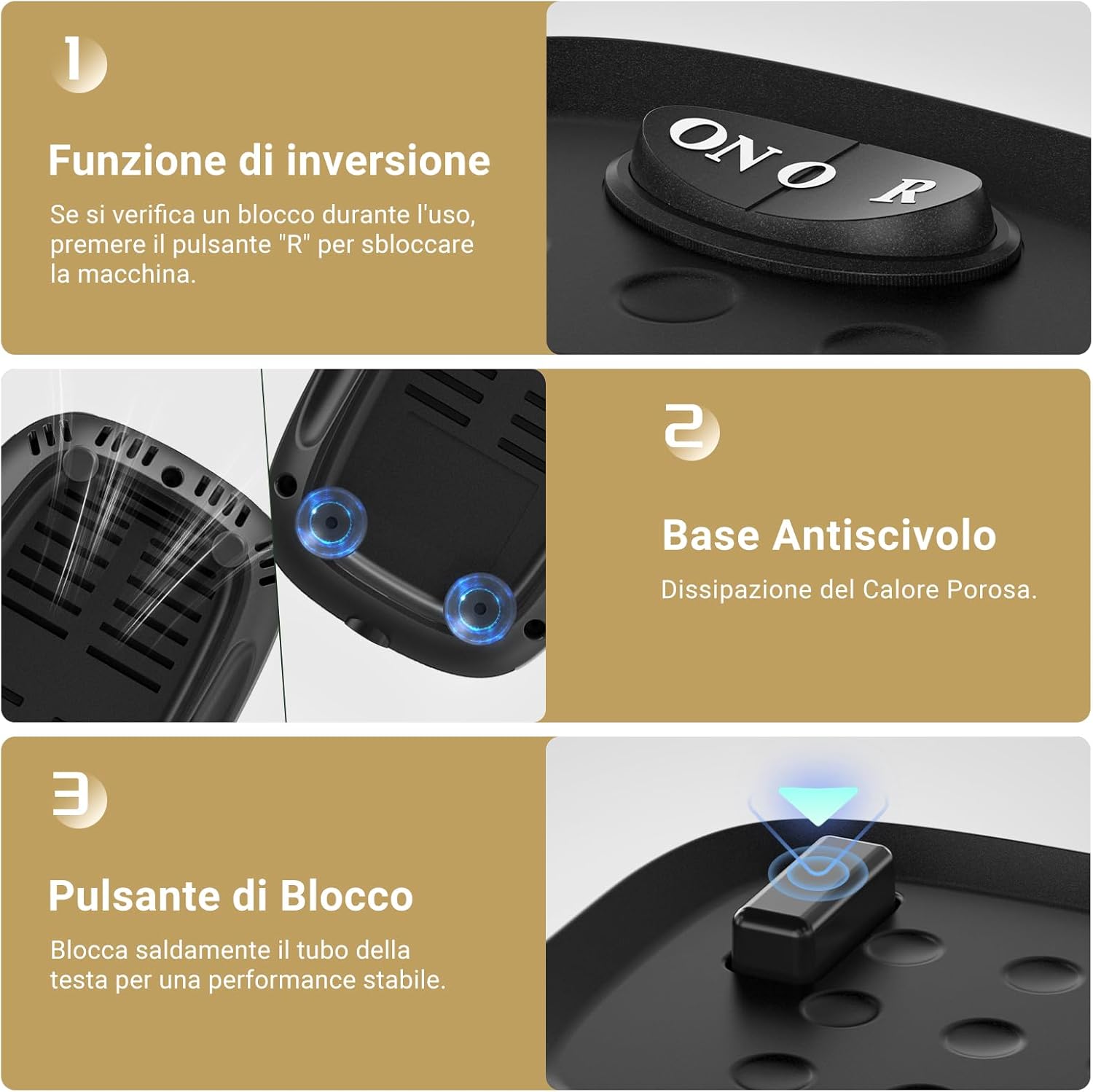 Thumbnail 4 de AAOBOSI Tritacarne elettrico 3-IN-1 con 2 lame, insaccatrice e kit Kubbe