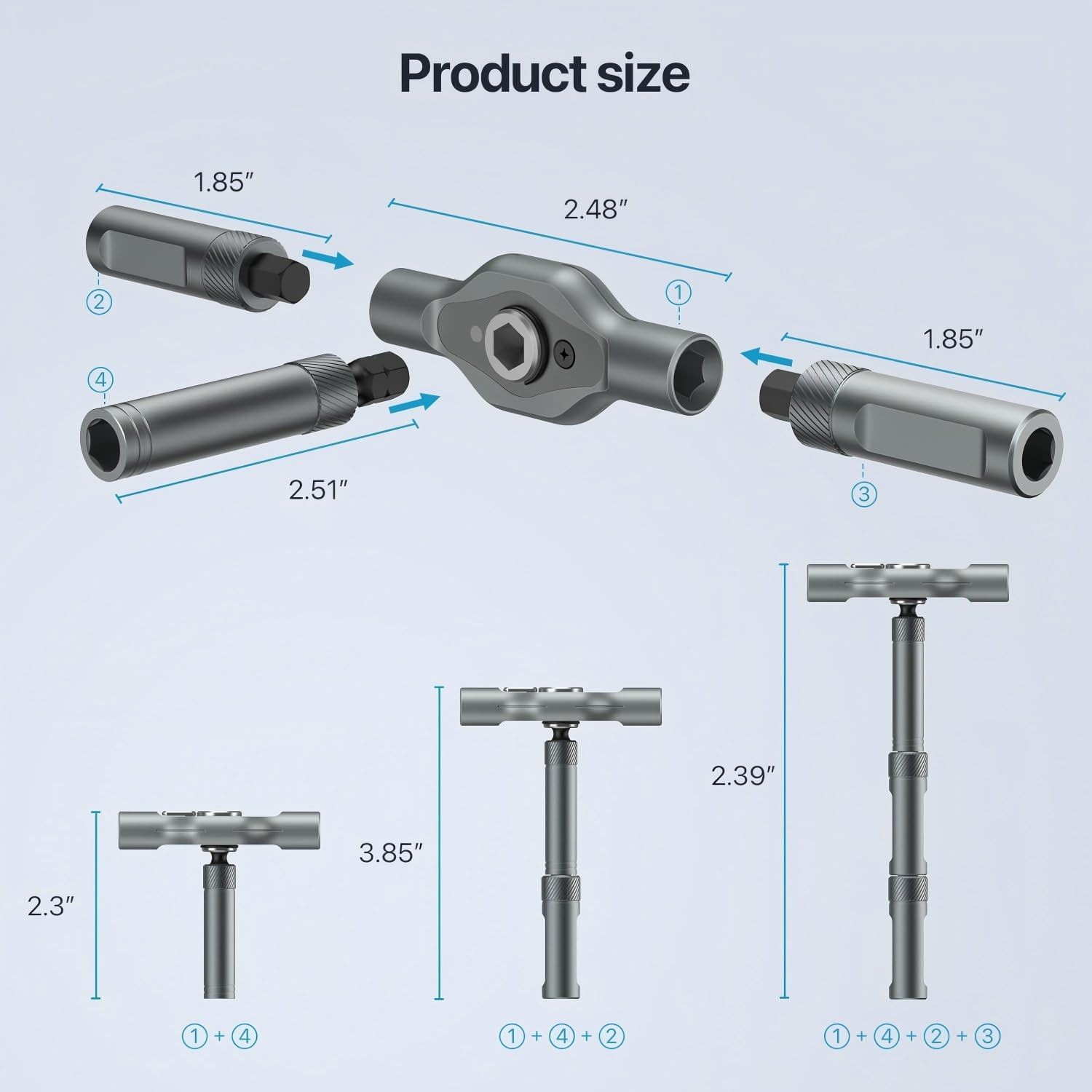Detalle de DYLIFE 24 IN 1 Magnetic Ratcheting Precision Screwdriver Set