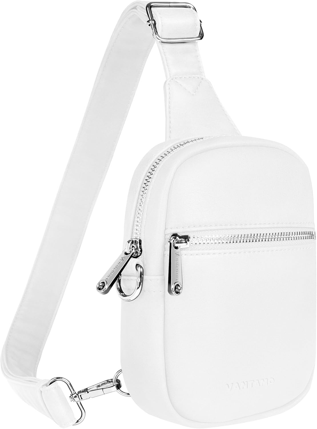 Thumbnail 6 de Vantamo Tracolla crossbody da donna in pelle vegana con blocco RFID e clip antifurto