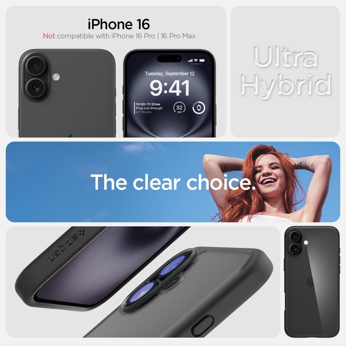 Detalle 2 de Spigen Coque iPhone 16 Ultra Hybrid 6,1 pouces ⚙