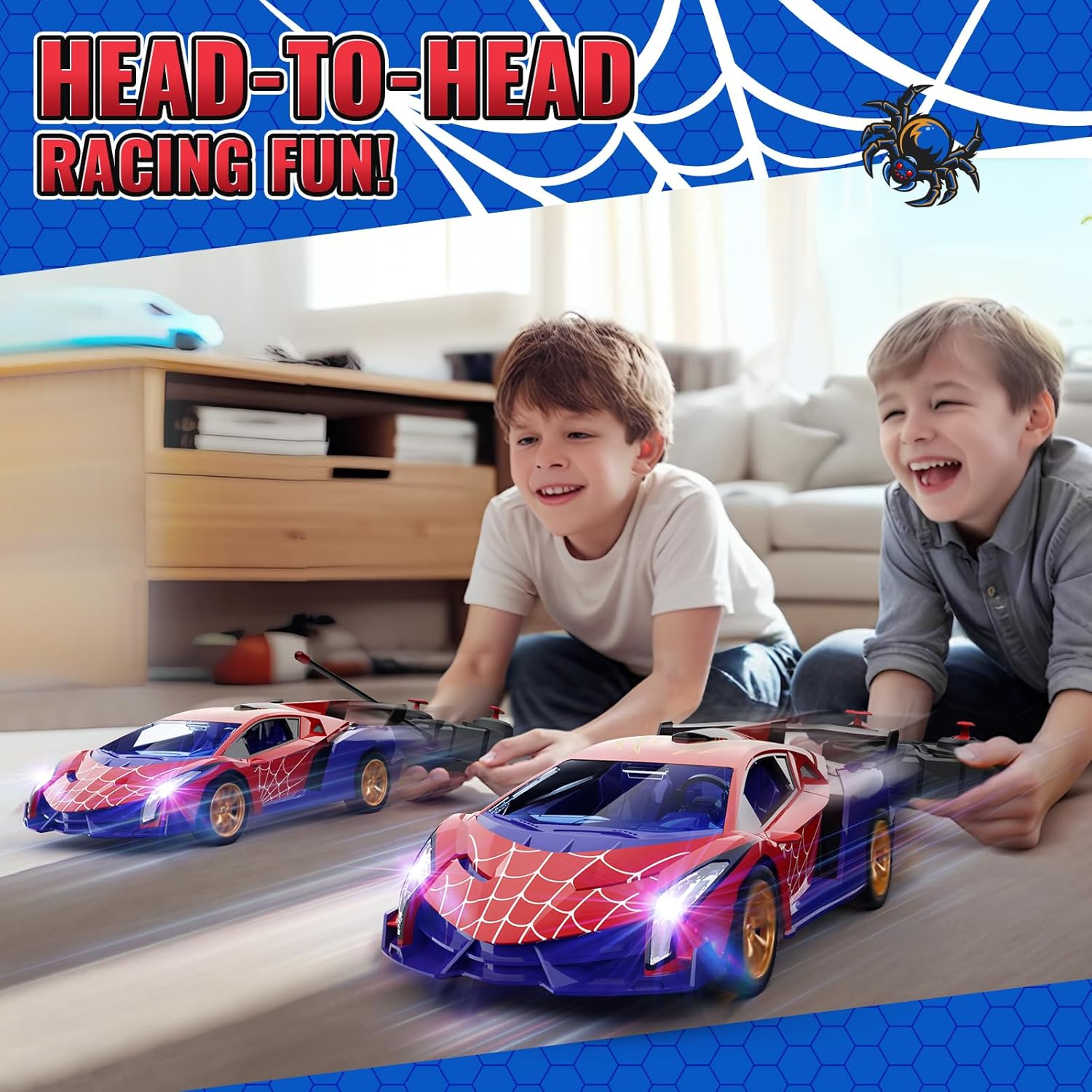 Thumbnail 6 de Mirthigig Remote Control Car 1:18 with Lights