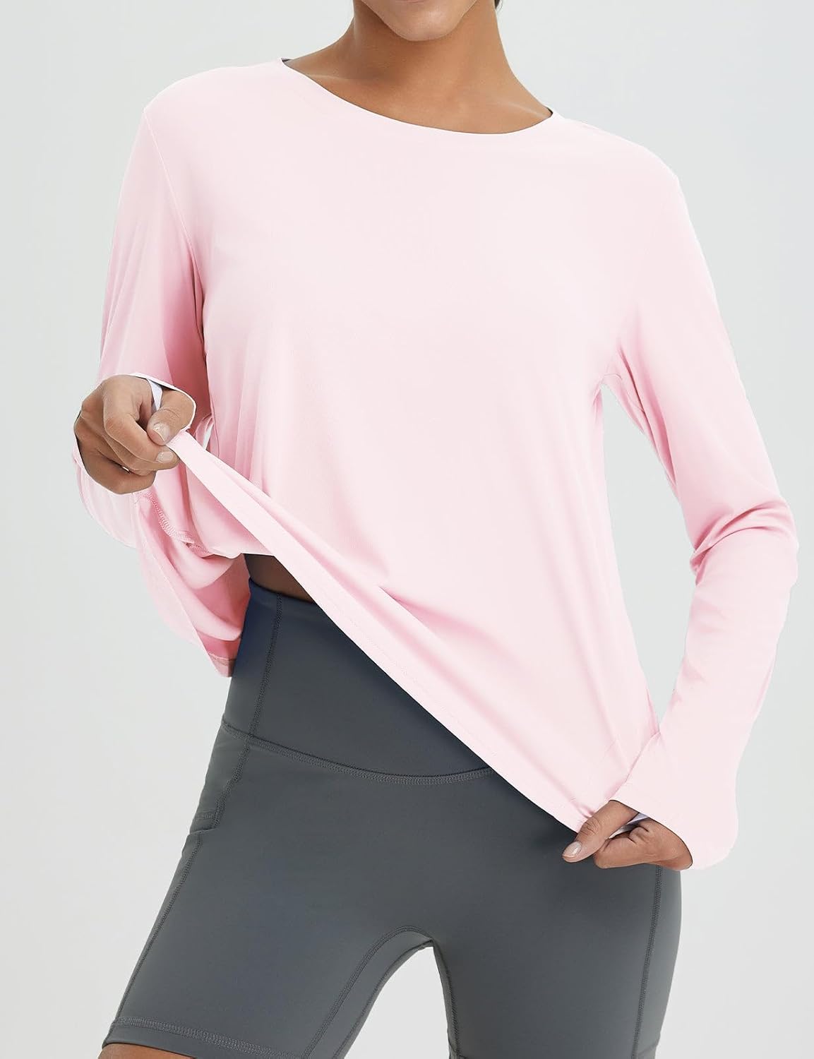 Detalle de Baleaf Women's Running Sun Shirts Long Sleeve UPF 50+
