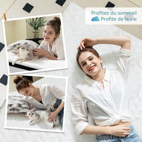 Thumbnail 5 de Amazon Basics Colchón Viscoelástico Topper 180x200 cm