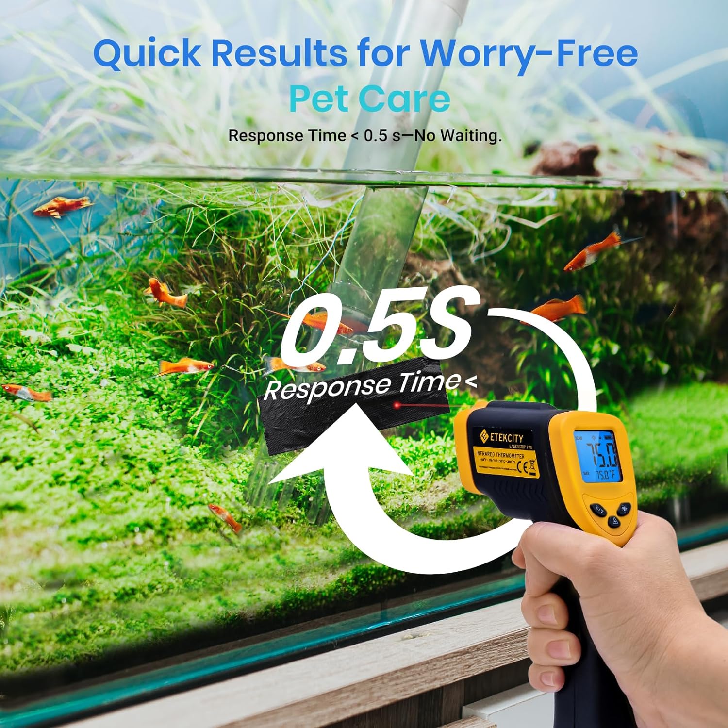Thumbnail 4 de Etekcity 1080 Infrared Thermometer 1130°F
