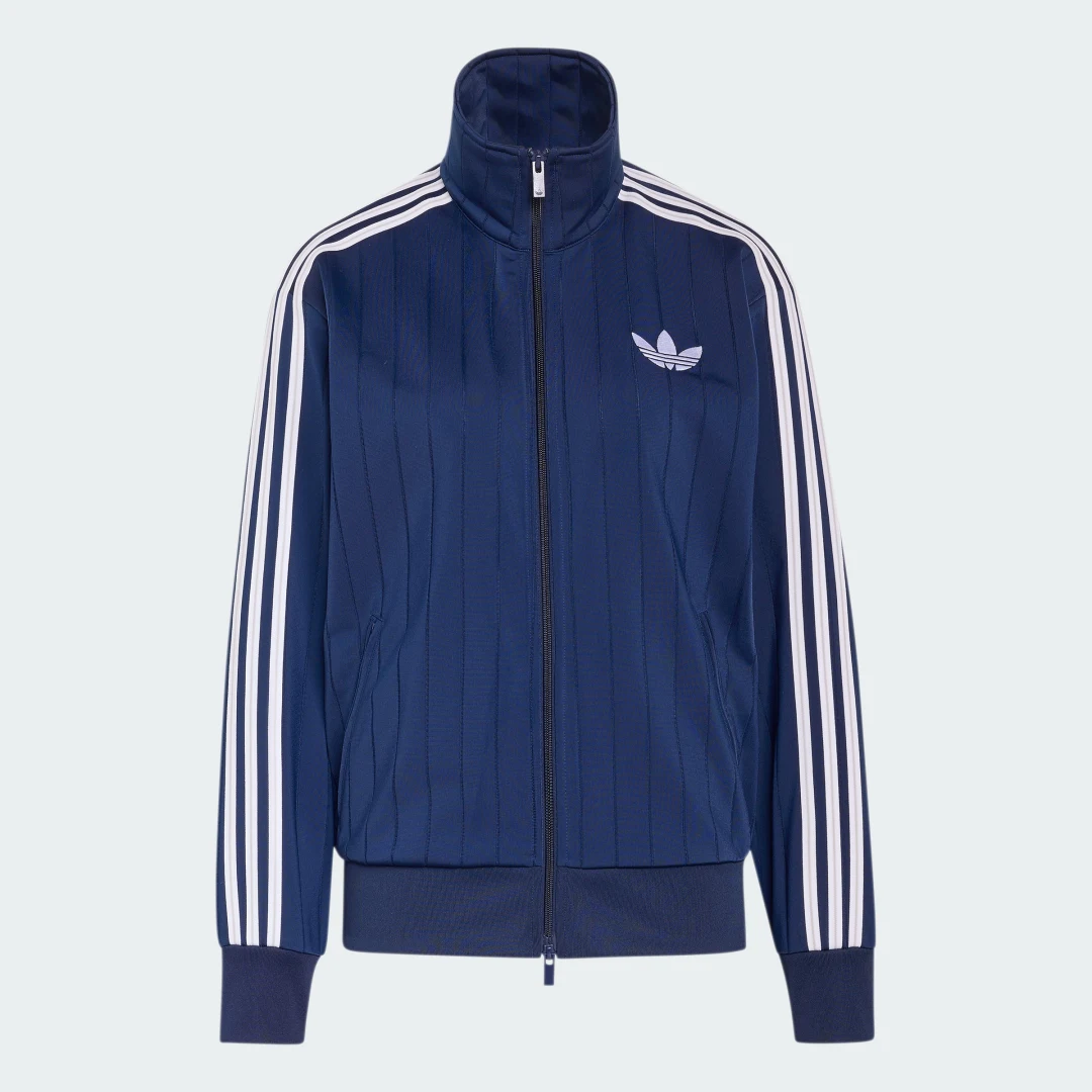 Detalle de Sudadera Pinstripe Firebird de corte holgado – Adidas