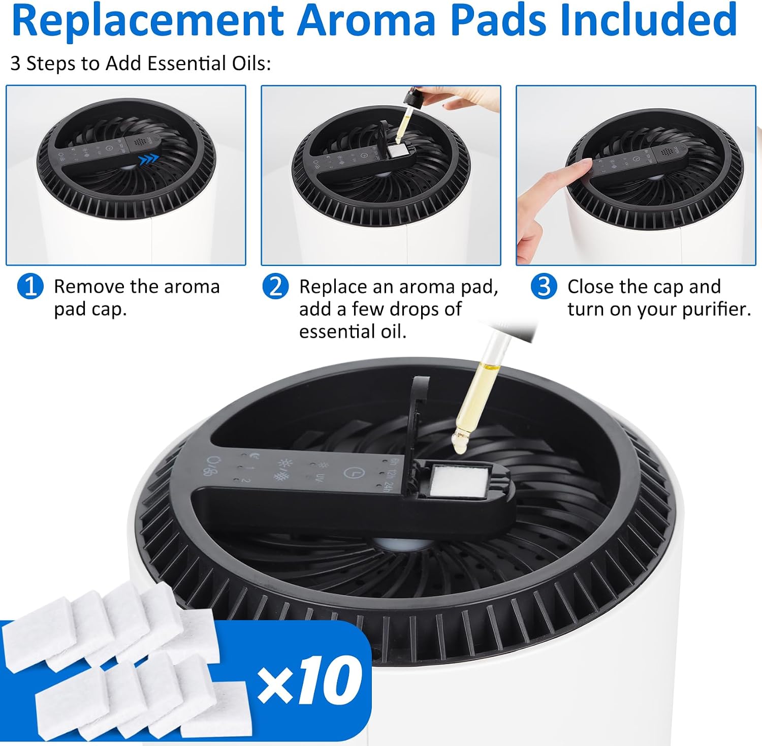 Thumbnail 3 de MK06 MK01 True HEPA Replacement Filter, 3-Pack