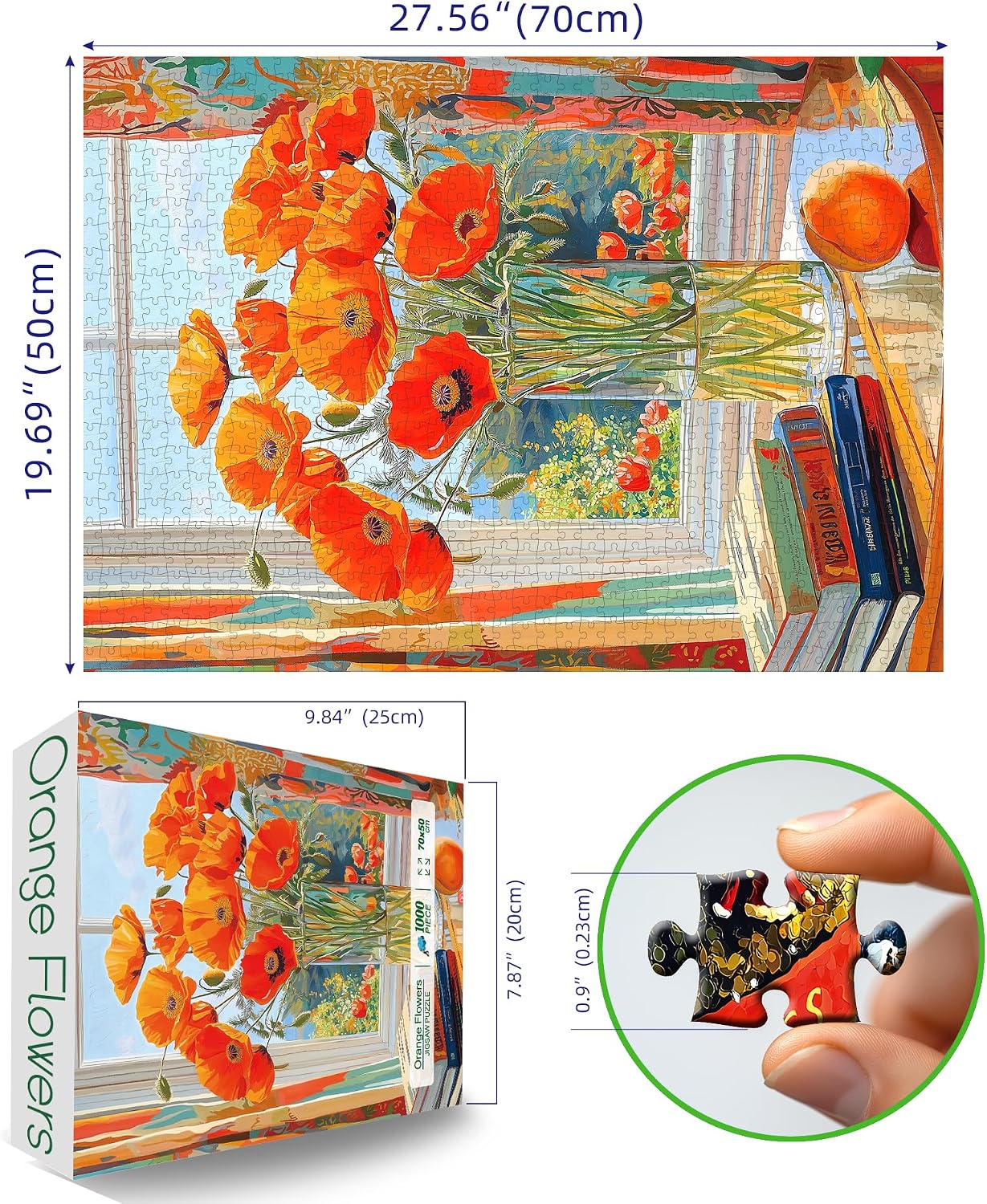 Detalle 1 de Adult jigsaw puzzle, 1,000 pieces