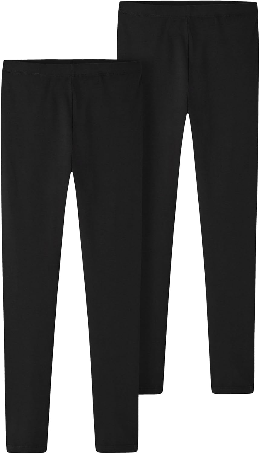 Detalle de NAME IT Girl Leggings 2er-Pack – bequeme Jersey-Leggings aus 95% Baumwolle