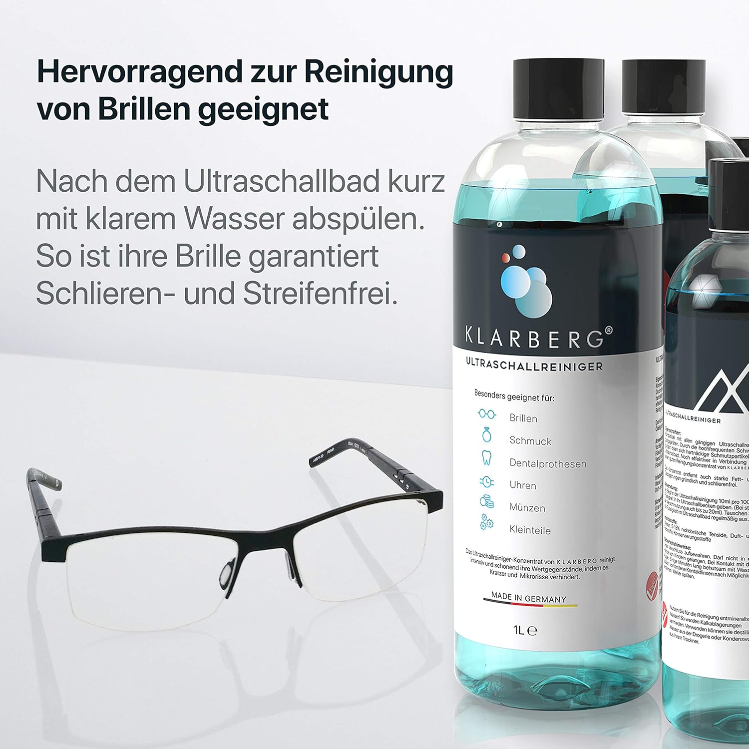 Detalle 2 de KLARBERG 1L Ultraschallreiniger Konzentrat