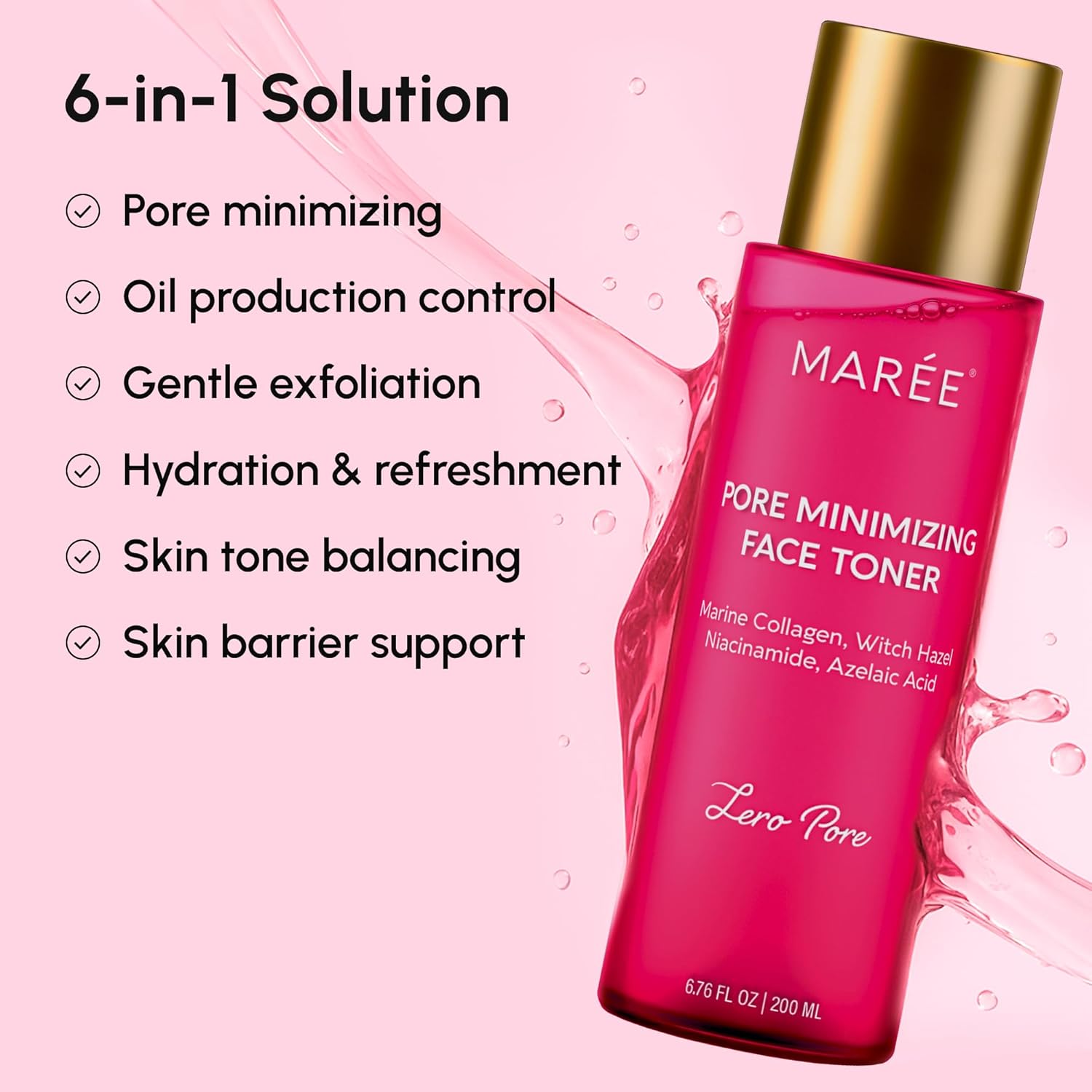 Detalle de MAREE Pore Minimizer Facial Toner with Niacinamide 150ml