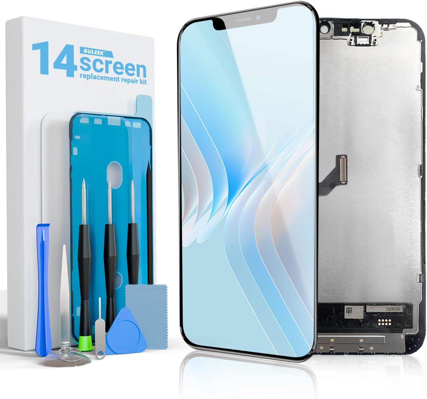 Detalle de GULEEK Pantalla iPhone 14 6,1" LCD de reemplazo