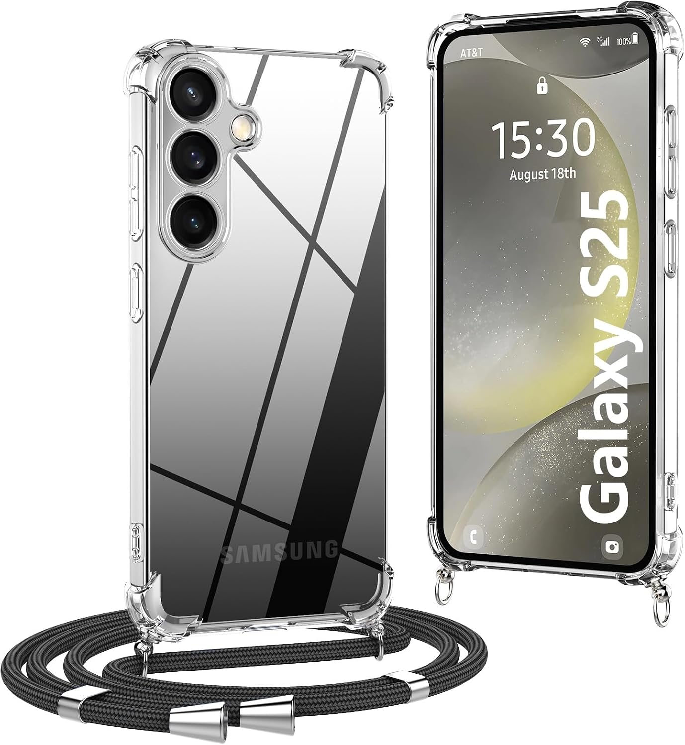Detalle de Cover Samsung Galaxy S25 5G con laccio