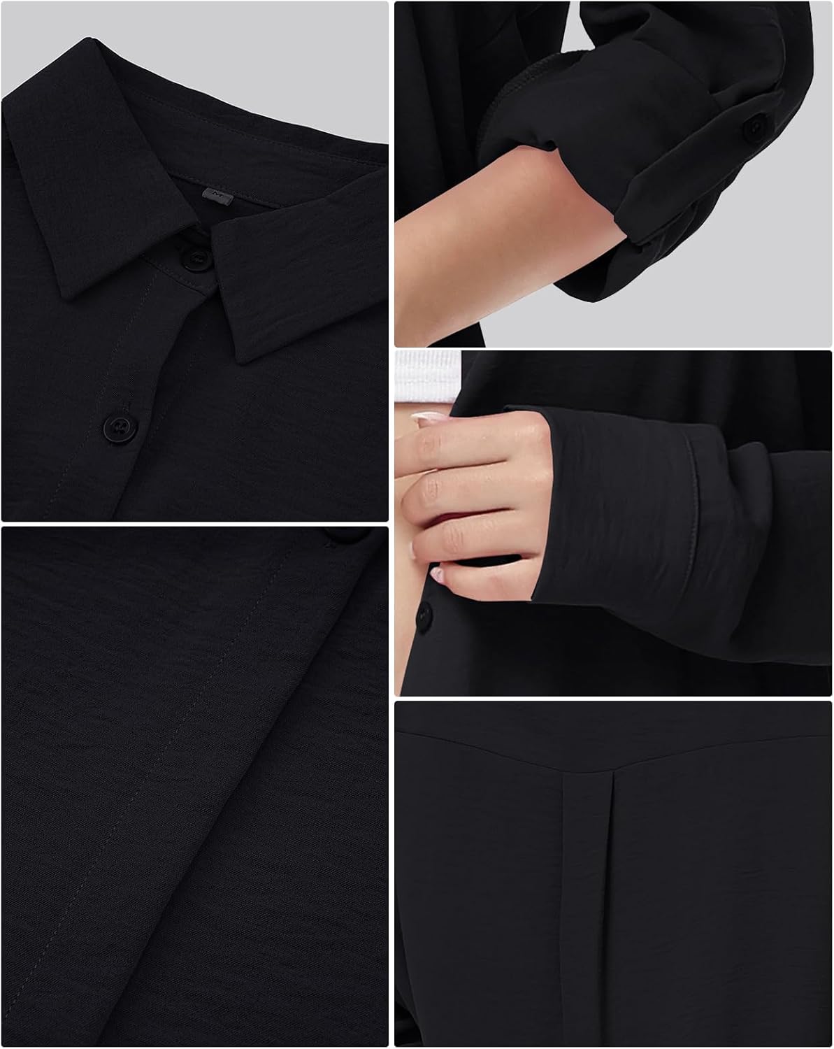 Thumbnail 2 de Tanmolo Bluse V‑Ausschnitt Langarm