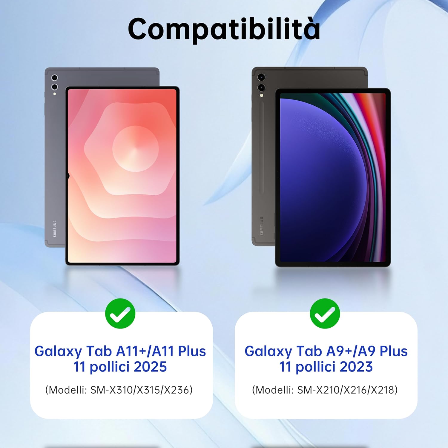 Detalle 2 de VANKEYPAD tastiera custodia Tab A11 Plus 11 pollici