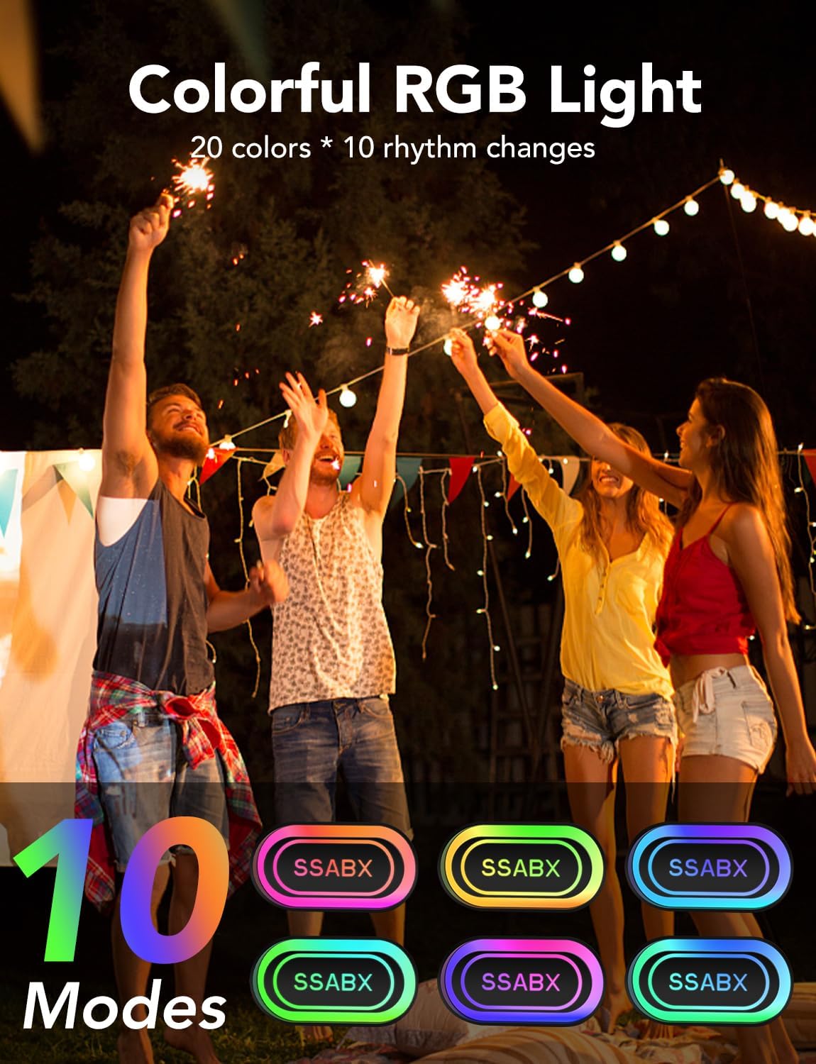 Thumbnail 5 de taopodo Portable Bluetooth Speaker with True 30W Stereo Sound and IPX7 Waterproof
