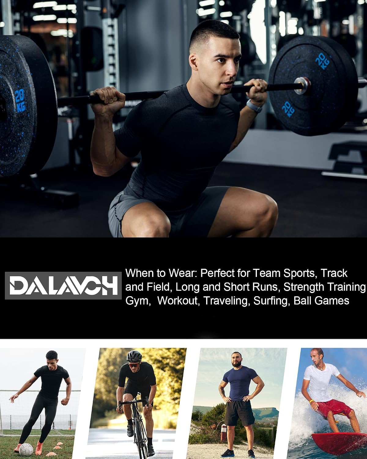 Detalle 1 de Dalavch Men's Compression Shirt