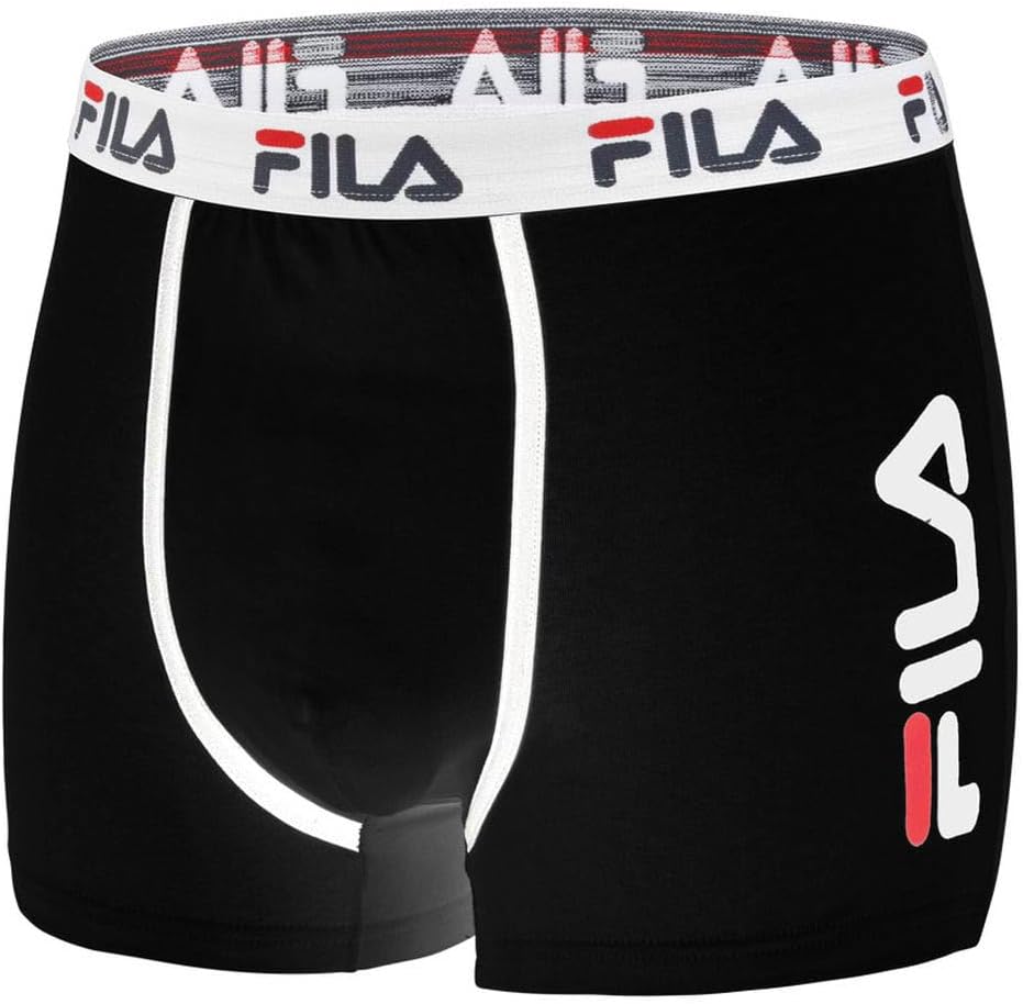 Detalle de Fila Boxer Fi/1bc/Fu5040x2 – Boxer da uomo in cotone, comfort morbido e fibra naturale