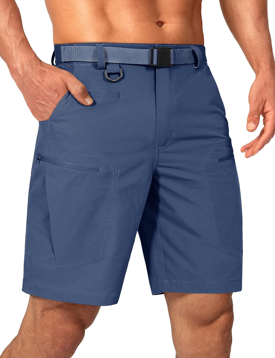 Thumbnail 6 de Shallowlulu Men's Cargo Hiking Shorts: Water-Resistant, Quick-Dry, Lightweight Tactical Shorts