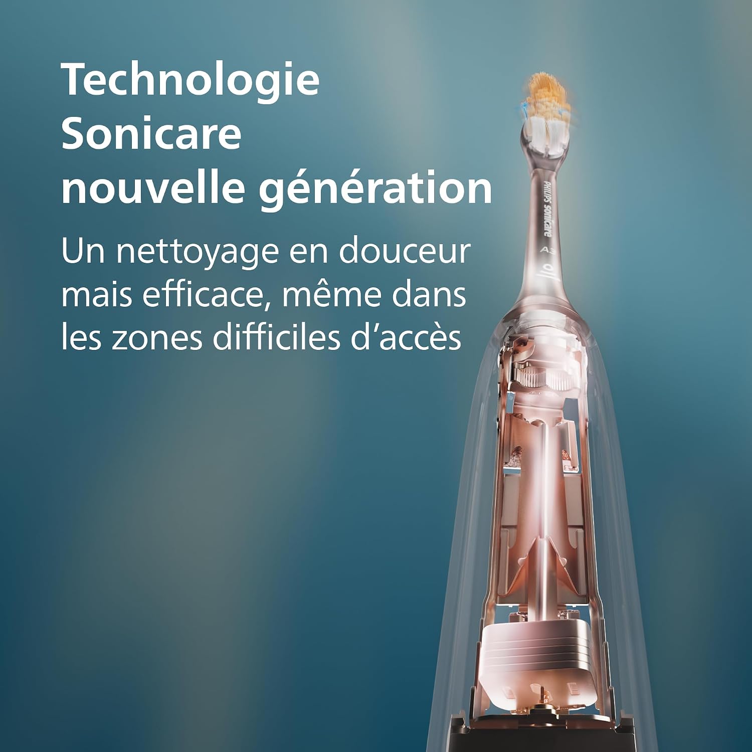 Detalle de Philips Sonicare 7500 HX7423/10 elektrische tandenborstel, 12 instellingen