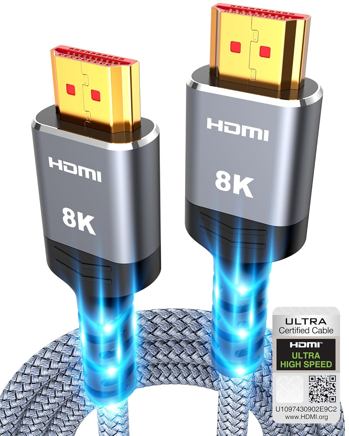 Detalle de SNOWKIDS HDMI 2.1 Kabel 2 m — 48 Gbps